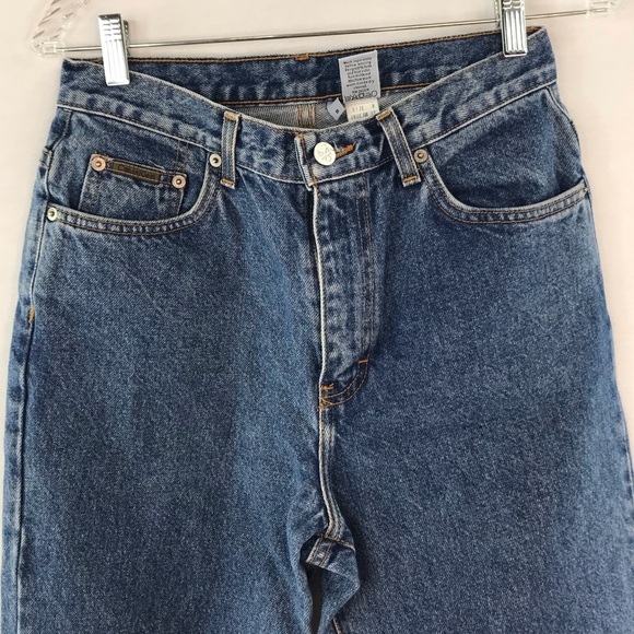Calvin Klein Double Stone Wash Classic High Rise Y2K Jeans - Picture 5 of 15